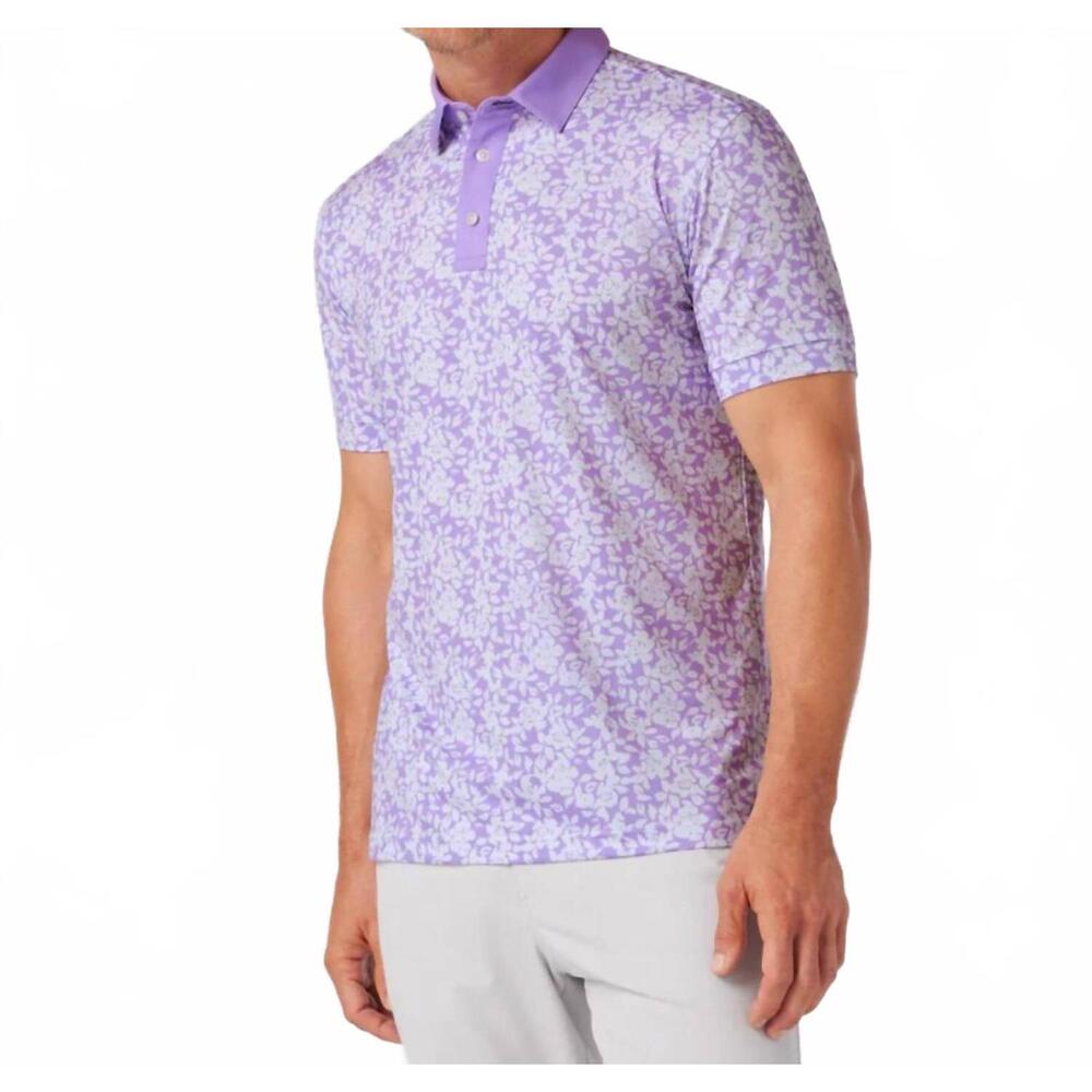 NEW MIZZEN + MAIN versa polo in lavender floral